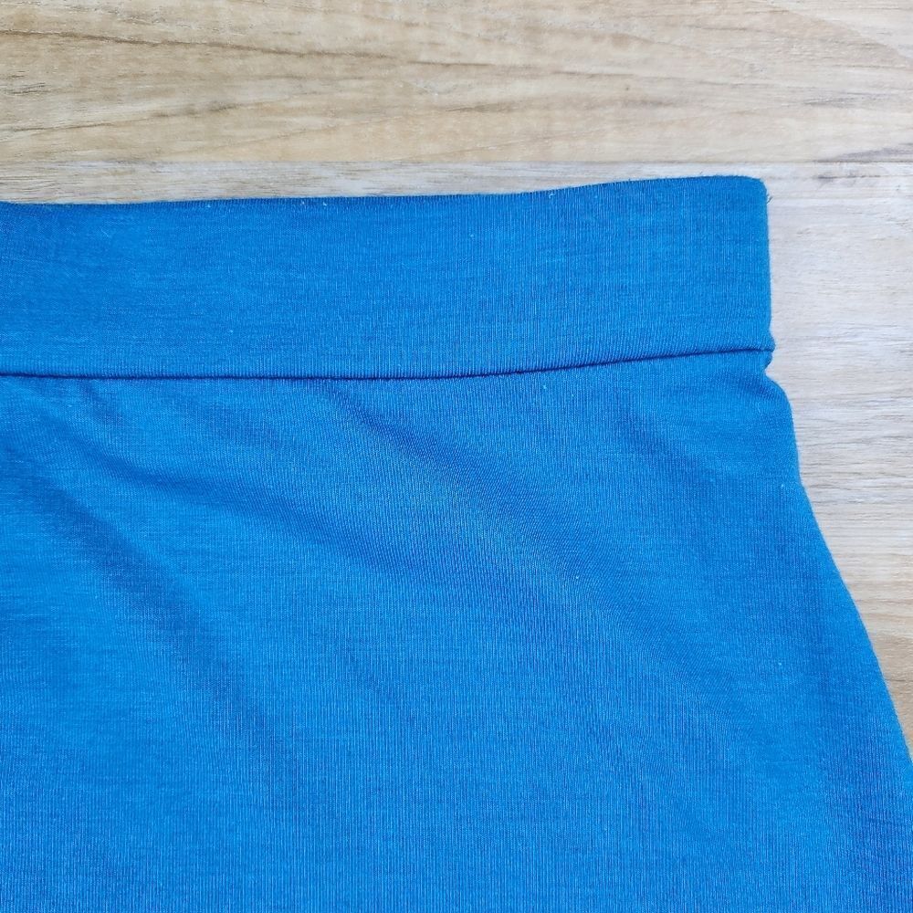 🍑Ambiance Apparel Teal Stretch Maxi Skirt Medium - Picture 5 of 8